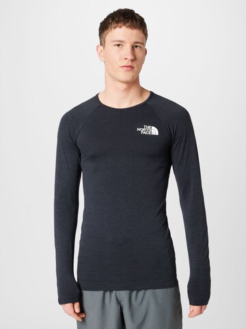 THE NORTH FACE Funktionsshirt in Schwarz: predná strana