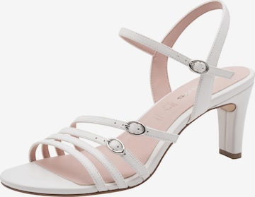 Sandales Tamaris en blanc : devant