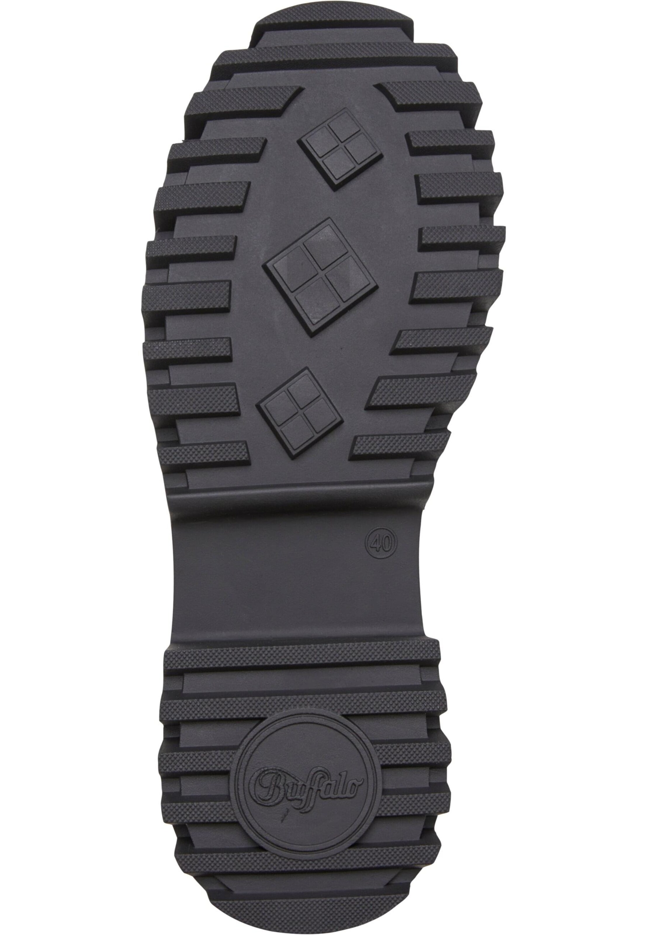 BUFFALO - Sapato Slip-on 'Aspen' em preto