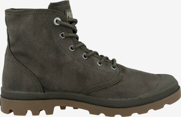 Palladium Lace-Up Boots in Brown