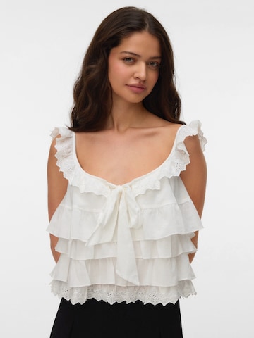 Camicia da donna 'VMSANDY' di VERO MODA in bianco: frontale