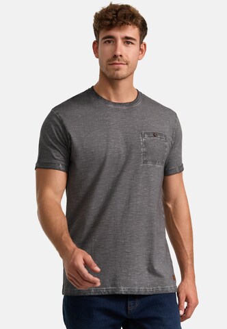 INDICODE JEANS Shirt in Grijs: voorkant