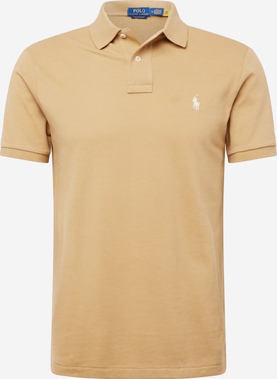 Polo Ralph Lauren Poloshirt in hellbraun / weiß, Produktansicht