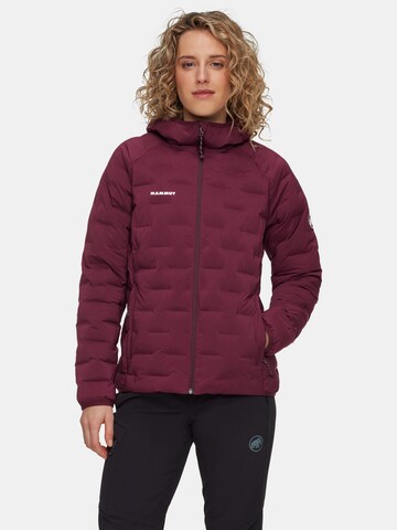 MAMMUT Funktionsjacke 'Sender IN Hooded' in Rot: Vorderseite
