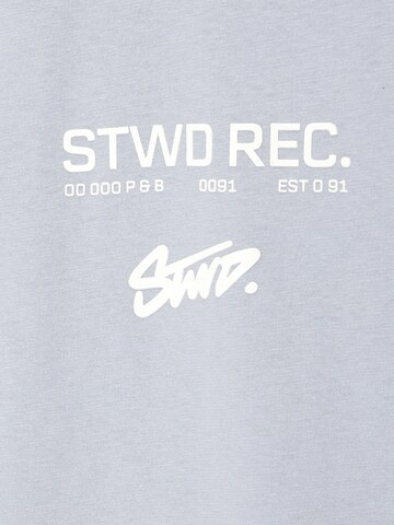 Maglietta 'STWD RECORDS' di Pull&Bear in blu