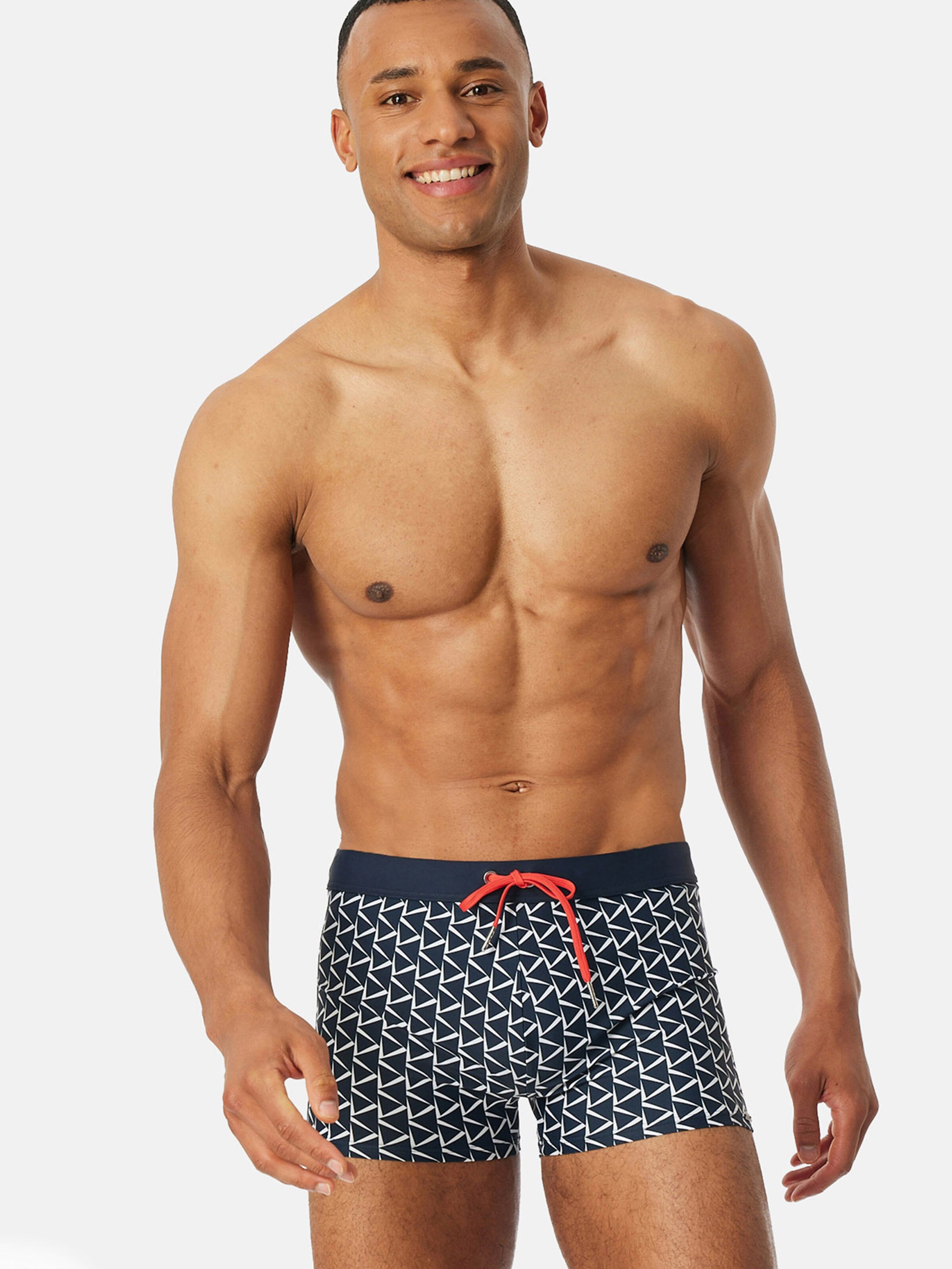 SCHIESSER Bathing trunks ' Ocean Swim ' in Blue