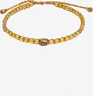 Samapura Jewelry Bracelet 'Citrin' in Yellow: front