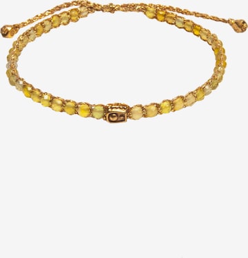 Bracelet Samapura Jewelry en jaune : devant