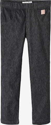 NAME IT Slimfit Jeans in Zwart: voorkant