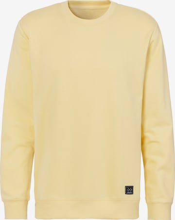 JOHN DEVIN Sweatshirt in Gelb: Vorderseite