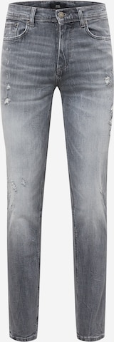 River Island Skinny Jeans in Grijs: voorkant