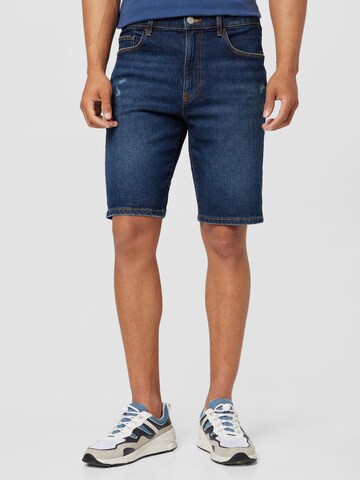 ESPRIT Slimfit Shorts in Blau: predná strana