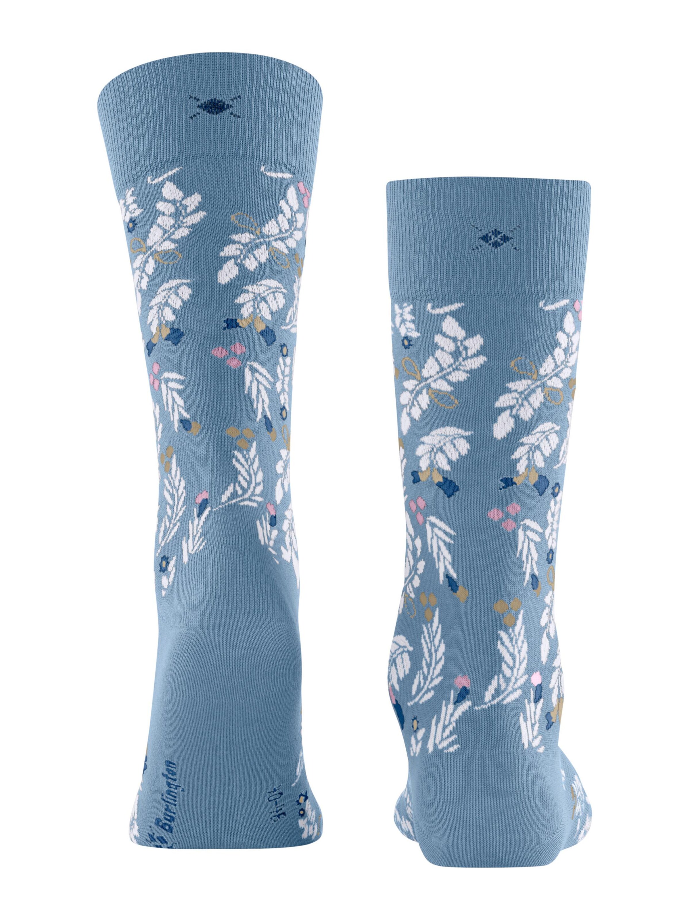 BURLINGTON Socken 'Bloomingday'‌‌‌‌‌‌‌‌ in Blau