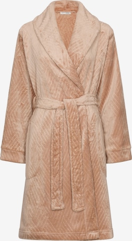 Pastunette Ochtendjas 'Premium - Couture' in Beige: voorkant