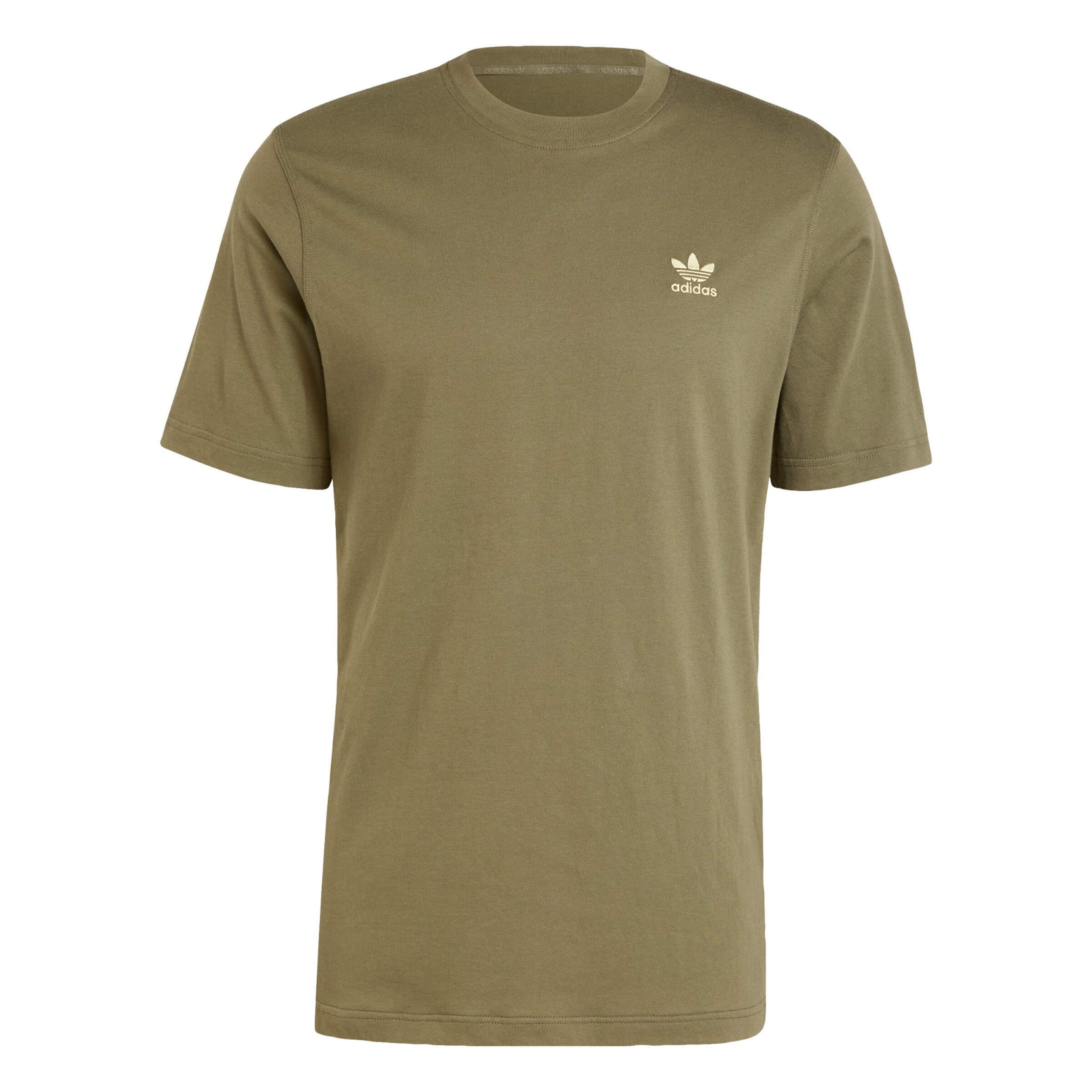 ADIDAS ORIGINALS Shirt 'Trefoil Essentials' in Green: front