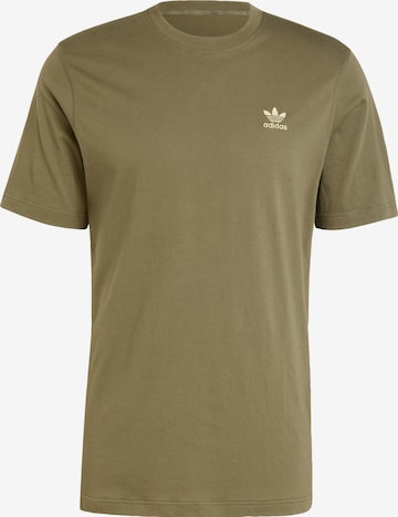 ADIDAS ORIGINALS T-Shirt 'Trefoil Essentials' in Grün: Vorderseite