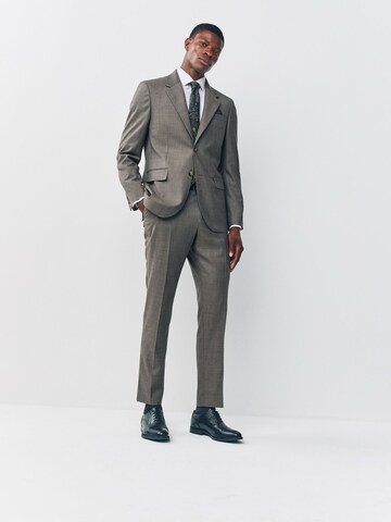 Next Slim fit Business-colbert in Bruin