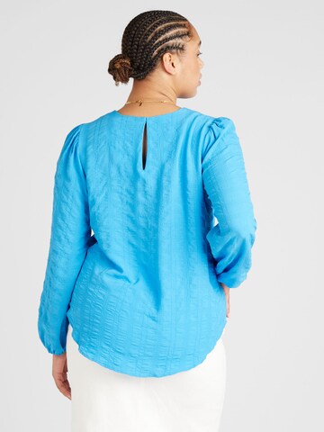 Vero Moda Curve Shirt 'GINNY' in Blau