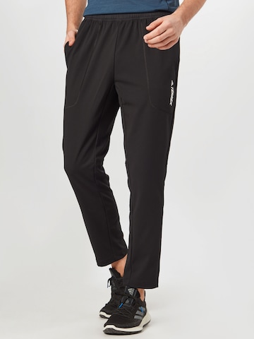 Effilé Pantalon outdoor 'Multi Primegreen' ADIDAS TERREX en noir : devant