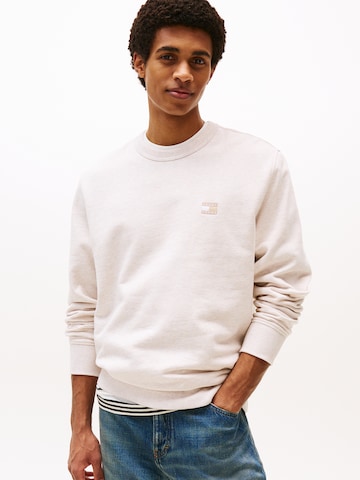 Tommy Jeans - Sudadera en beige: frente