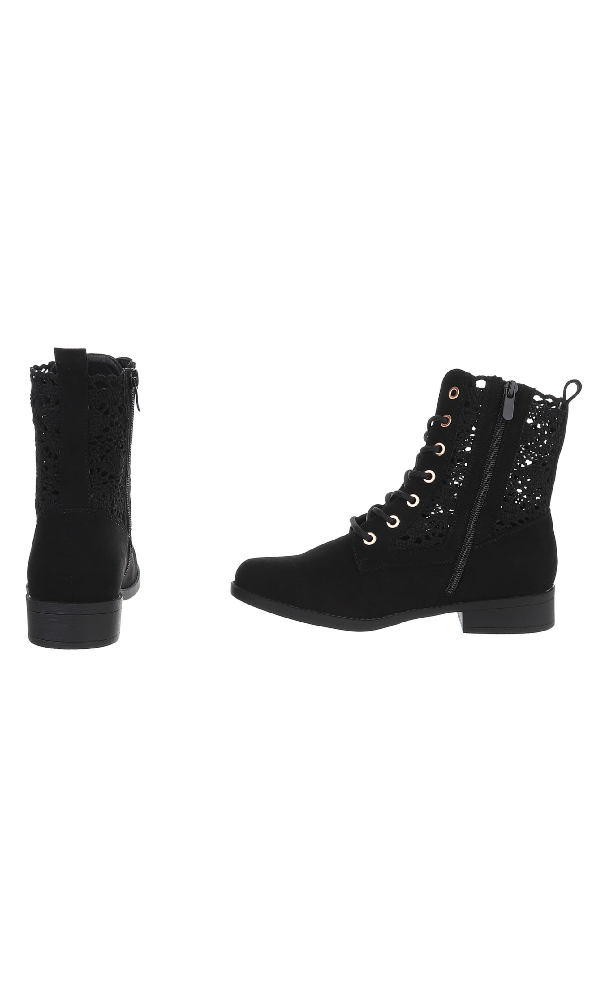 Ital-Design Stiefelette in Schwarz