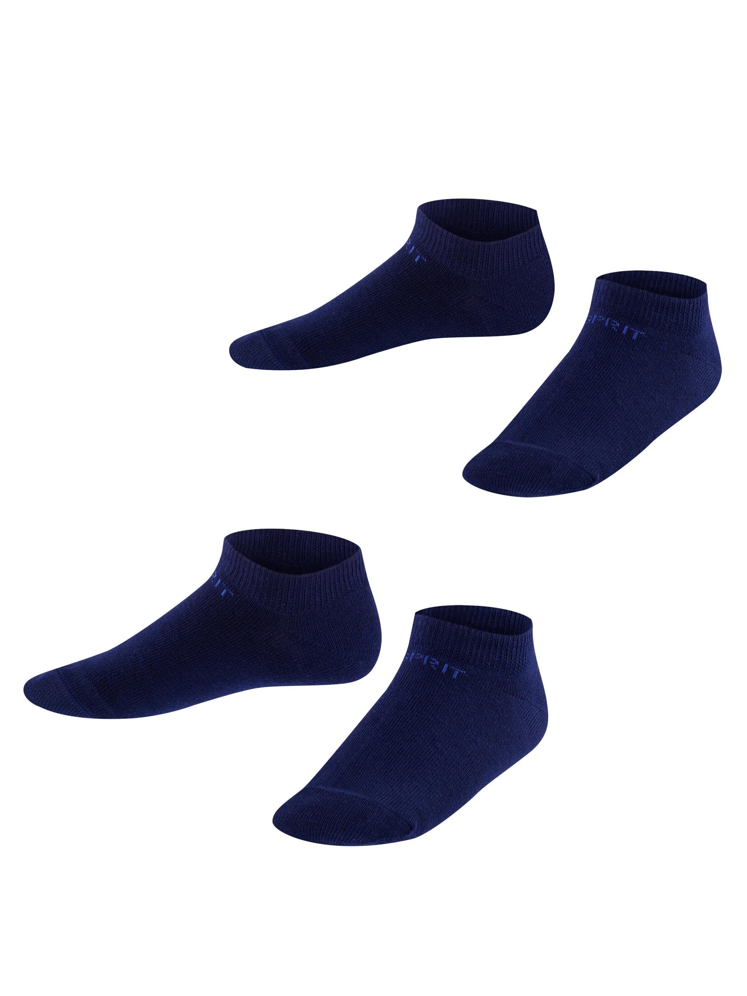 ESPRIT Socks 'Foot Logo 2-Pack' in Blue: front