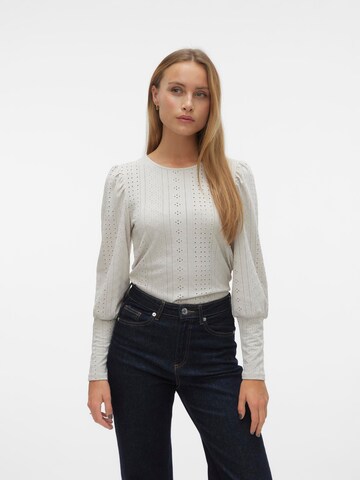 VERO MODA Shirt 'MUCHIO' in Grau: Vorderseite
