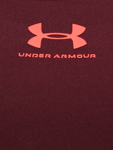 UNDER ARMOUR Μπουστάκι Αθλητικό σουτιέν 'Authentics' σε κόκκινο