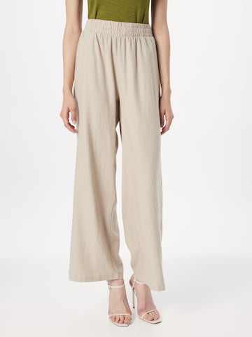 Wide Leg Pantalon minimum en gris : devant