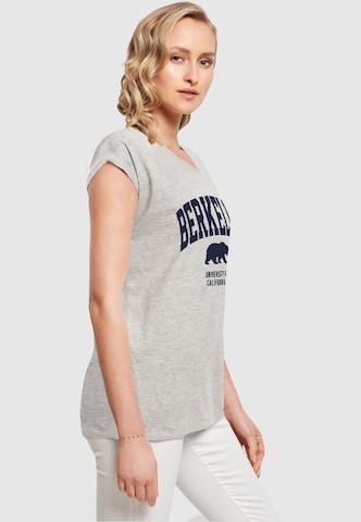 Merchcode Shirt 'Berkeley University - Bear' in Grijs