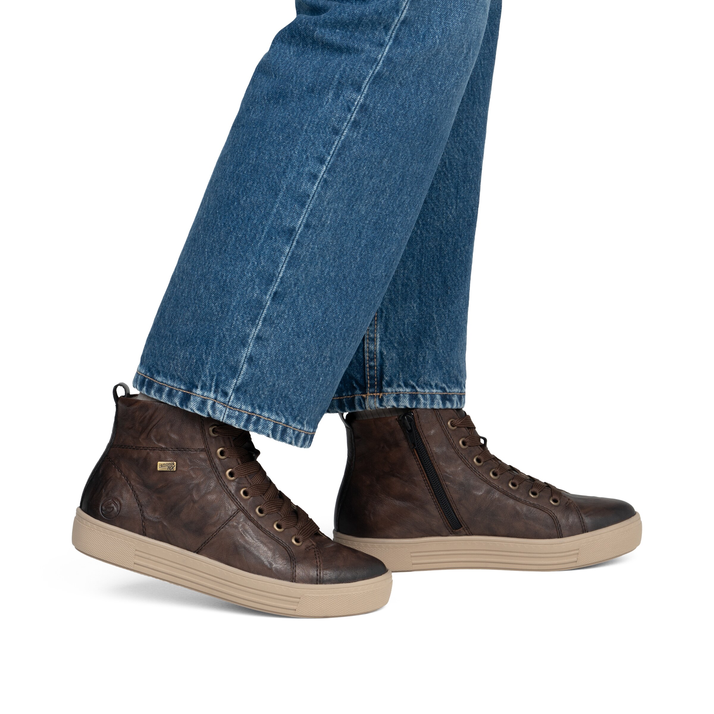 Baskets hautes REMONTE en marron