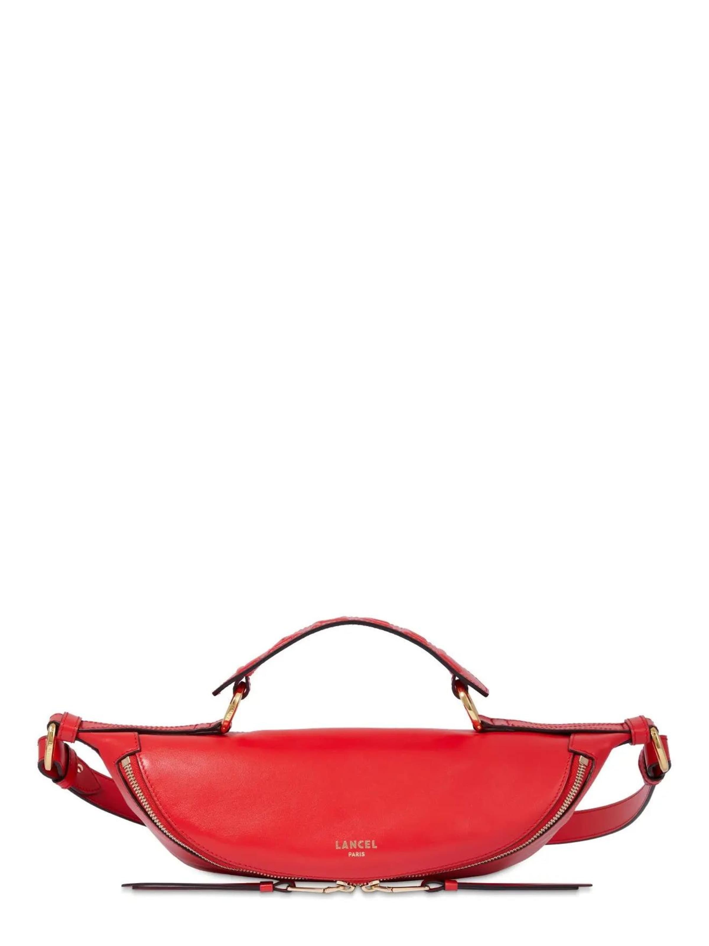 Lancel Crossbody Bag 'Sac Bandoulière S Lancel Origami A12527JQTU Rouge' in Red: front