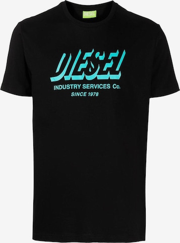 DIESEL Koszulka 'T-DIEGOS-A5' w kolorze czarny: przód