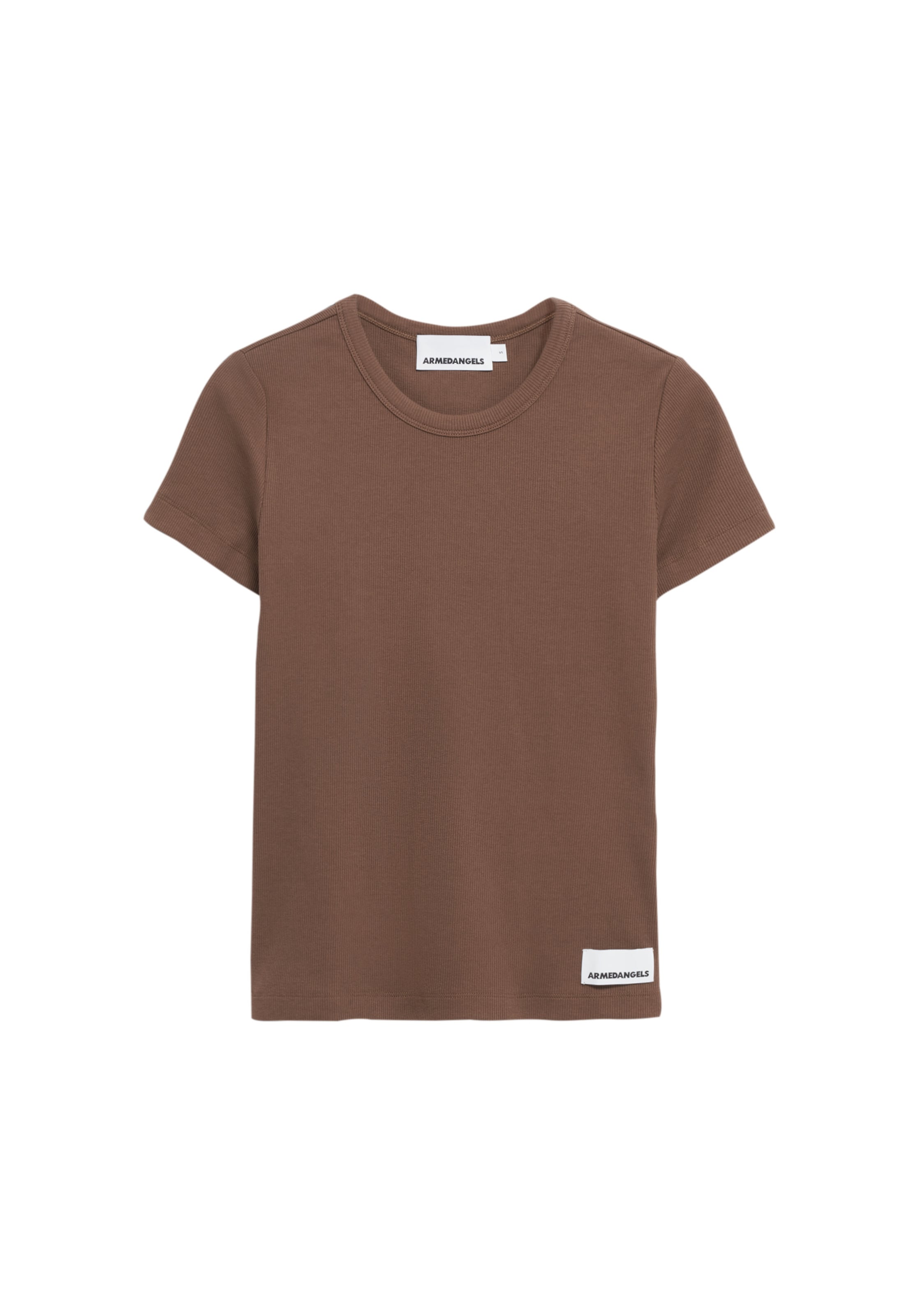 ARMEDANGELS Shirt 'Karda' in Brown: front