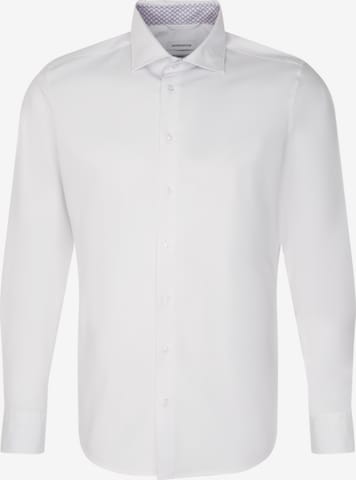 Coupe slim Chemise business SEIDENSTICKER en blanc : devant