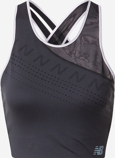 new balance Sports Bra in Anthracite / White, Item view