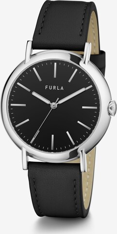 FURLA Analoog horloge 'Easy Shape' in Zwart