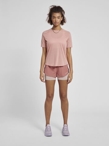 Hummel Slimfit Sportovní kalhoty – pink