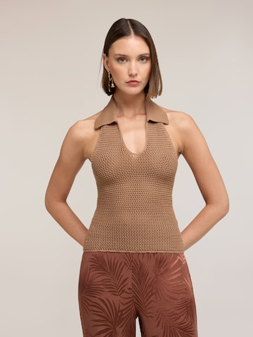 Pullover di MOTIVI in marrone: frontale