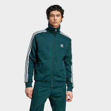 ADIDAS ORIGINALS Кофта на молнии 'Adicolor Classics Beckenbauer' в Зеленый: спереди
