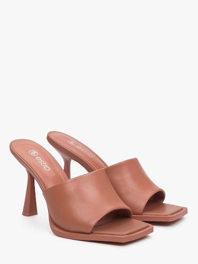 Estro Mule '288-6' en marron, Vue avec produit