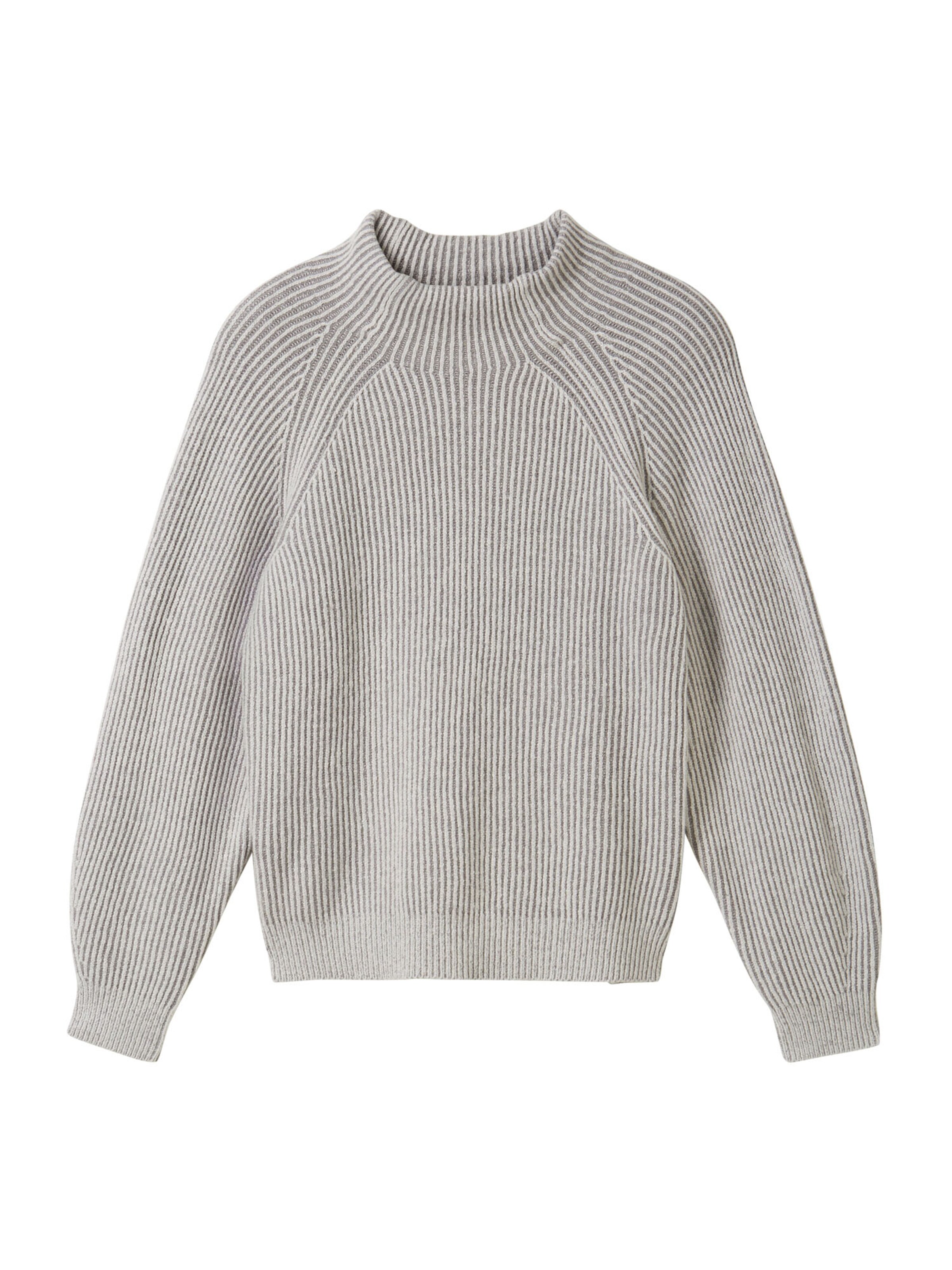 Pull-over TOM TAILOR en gris : devant