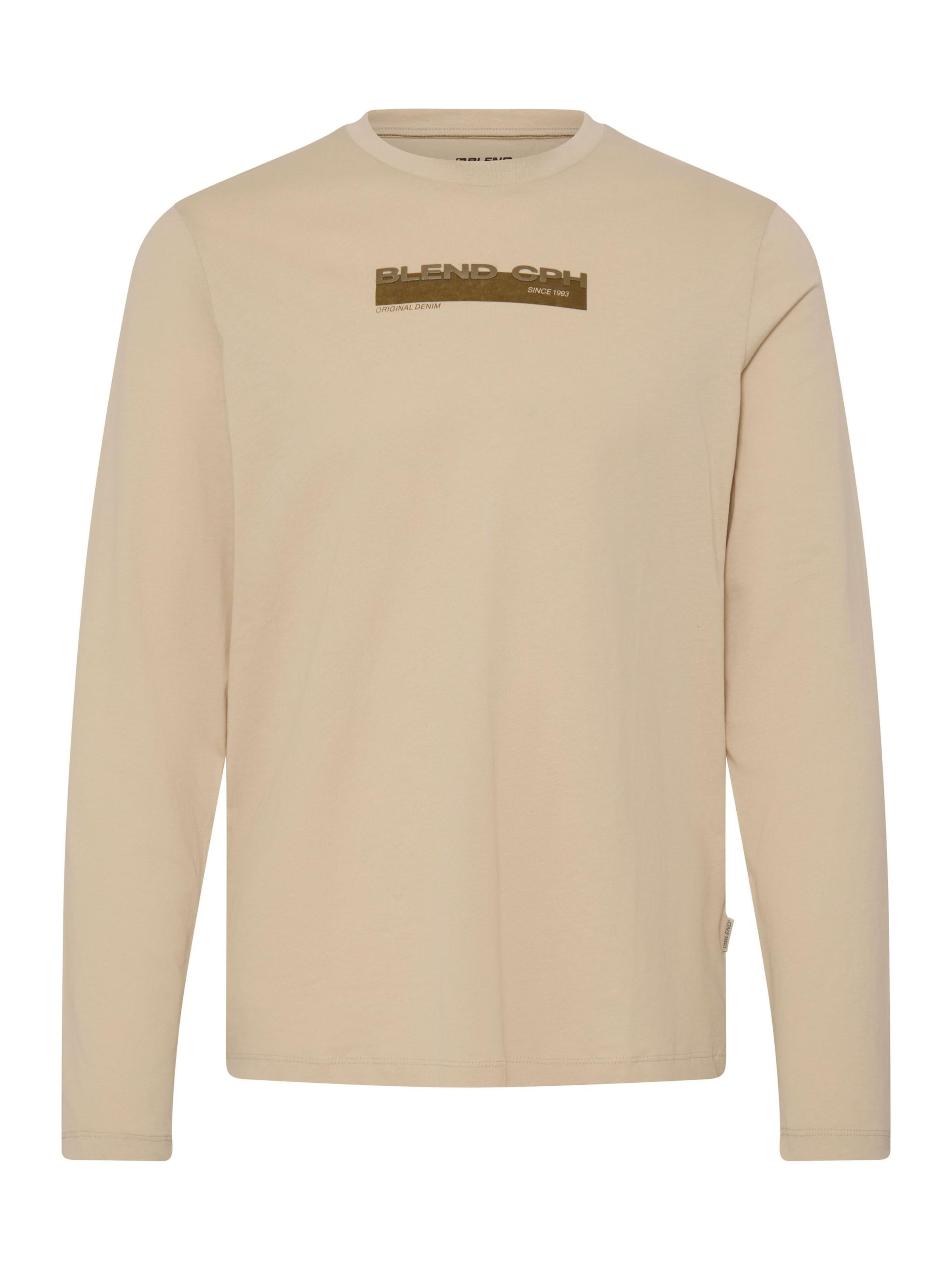 Felpa ' BHKemuel ' di BLEND in beige: frontale