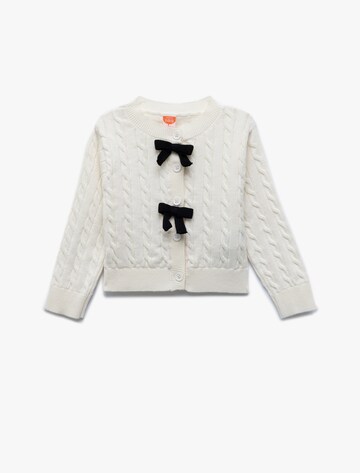 Koton Gebreid vest in Wit: voorkant