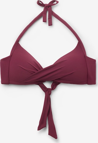 CALZEDONIA Bikinitop 'Indonesia' in Rot: Vorderseite