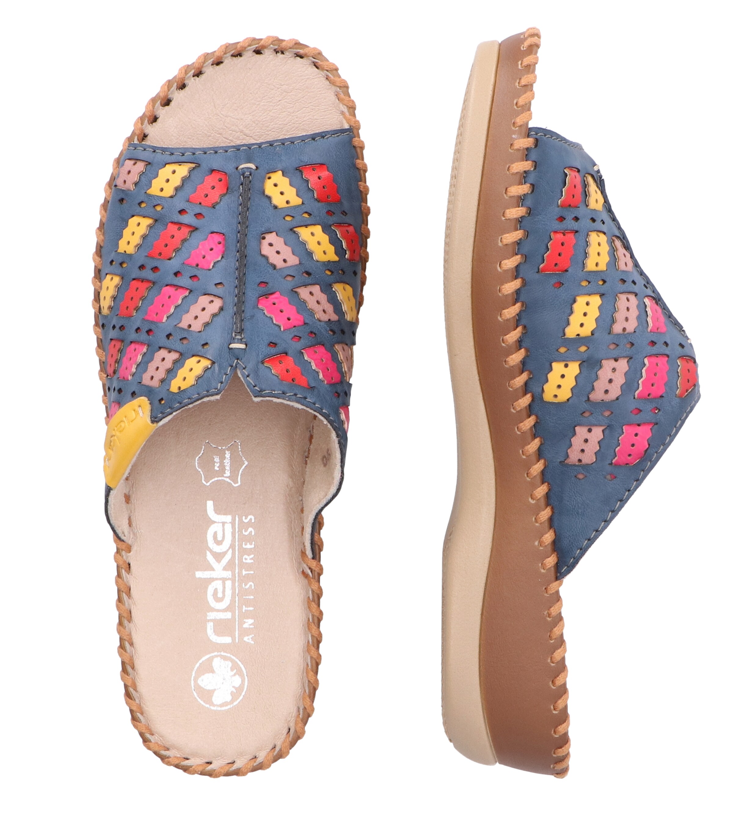 Rieker Mules in Mixed colors