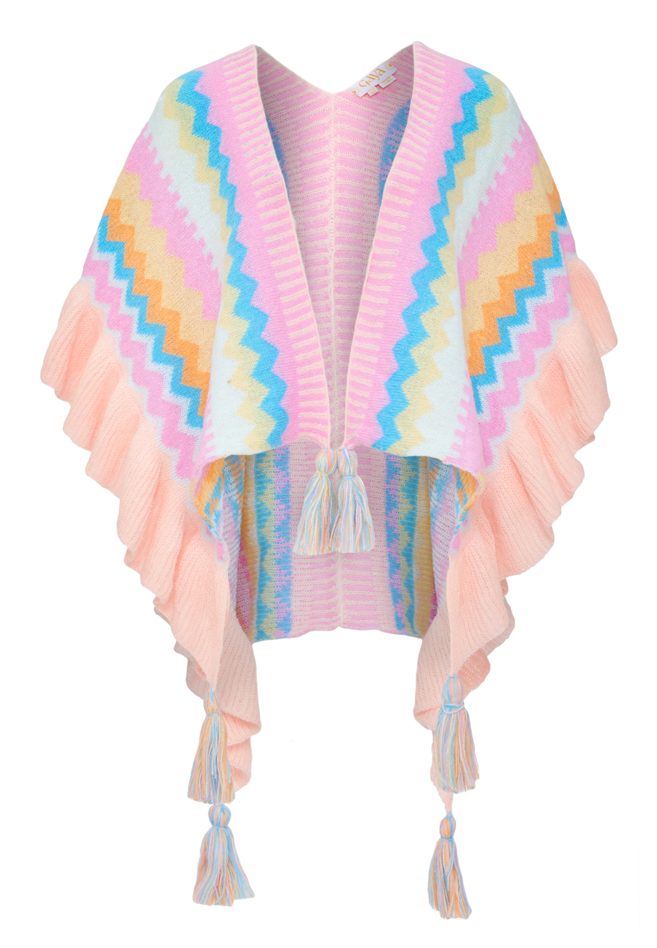 Gaya Кейп в Ярко-розовый: спереди