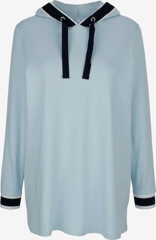 Sweat-shirt Janet & Joyce en bleu : devant