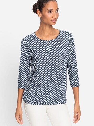 Olsen Shirt in Blauw: voorkant