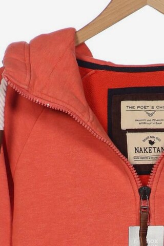 naketano Sweatshirt & Zip-Up Hoodie in M in Orange